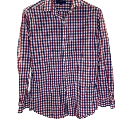 Tommy Hilfiger Mens  Size 16 Checked Shirt Blue / Red / White 