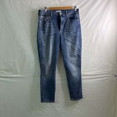 Guess Mens Size 31 Cropped Jeans Blue 