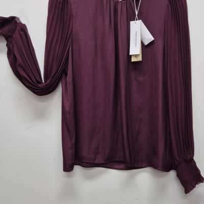 Forever New Womens  Size 10 Blouse Purple 