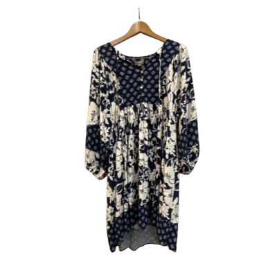 Sussan Womens  Size 8 Navy Blue / White dress