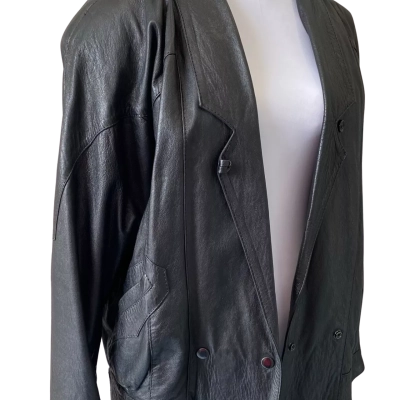 Hecho En Mexico, Genuine Leather, Bomber Jacket, Small 