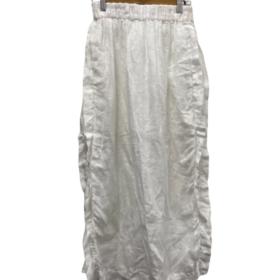 Country Road Womens  Size 4 FRENCH LINEN A-Lined/ Maxi Skirt White 