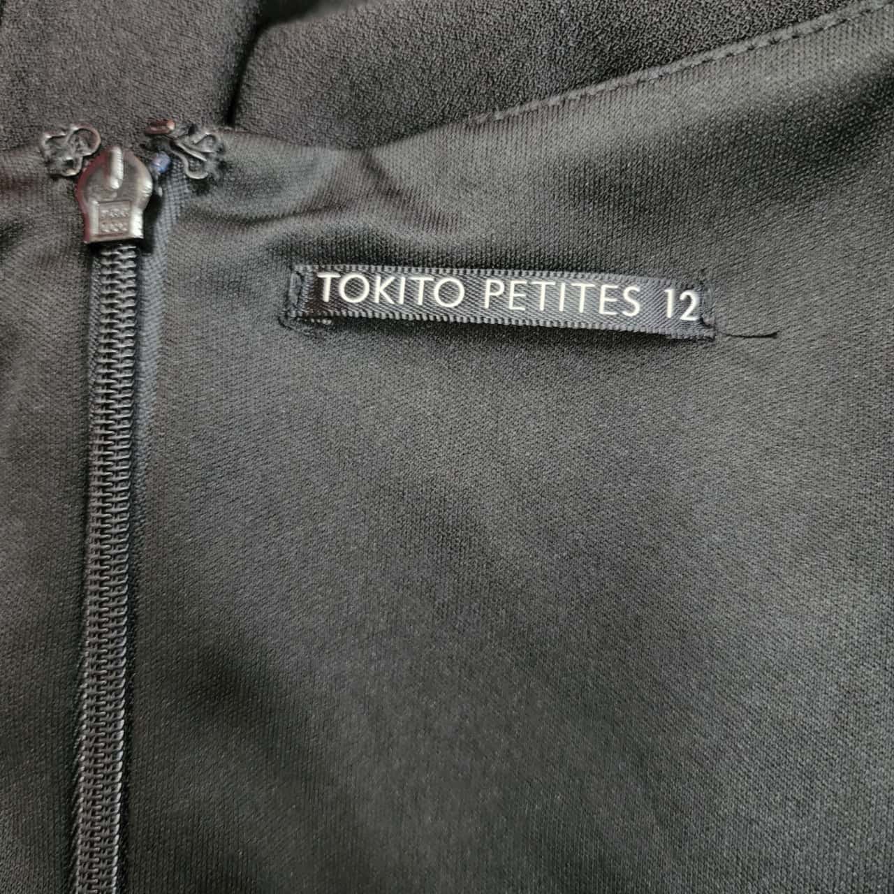Tokito Petite Womens Size 12 Jumpsuit Black