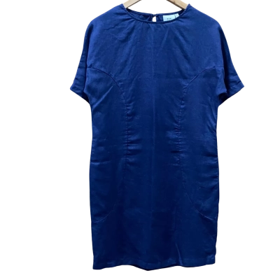 ELK Navy Blue Seam Detail Dress Size 6