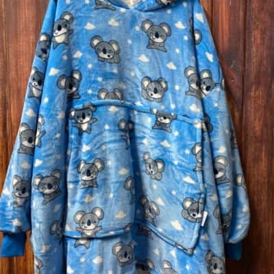 Oodie  Size M Blue / Grey  bears 