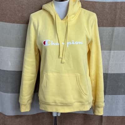 Champion Womens  Size M Hoodie Yellow 