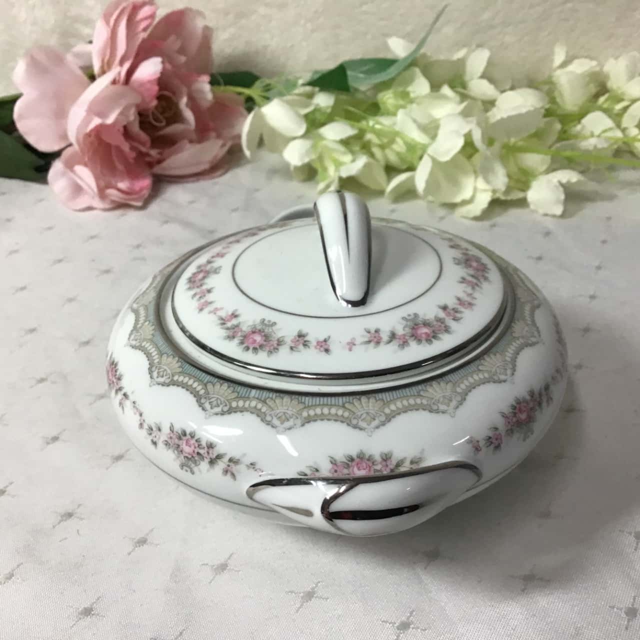 Service De Table Vintage Noritake Glenwood Années 60 - 39 Pièces - Blanc - Neuf