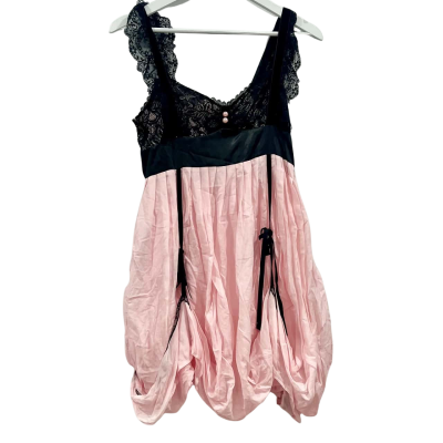 KITTEN D’AMOUR  Size 10 Pink / Black Cocktail Dress Black  / Pink  