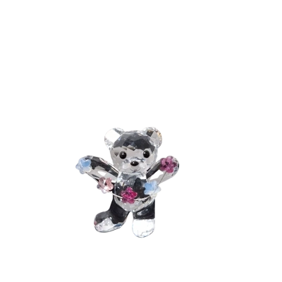 Swarovski Kris Bear - Flowers for You Figurine 