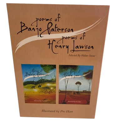 Poems Of Banjo Patterson Poems Of Henry Lawson Selected by Walter Stone Set