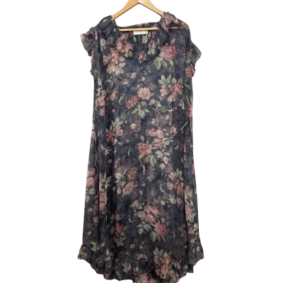 Zimmermann Womens  Size 3 Floral Dress Black  / Pink  