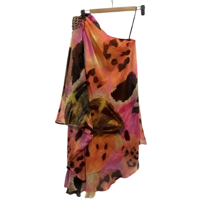 Honey and Beau Womens  Size 6 Off-the-shoulder Top Multicoloured 