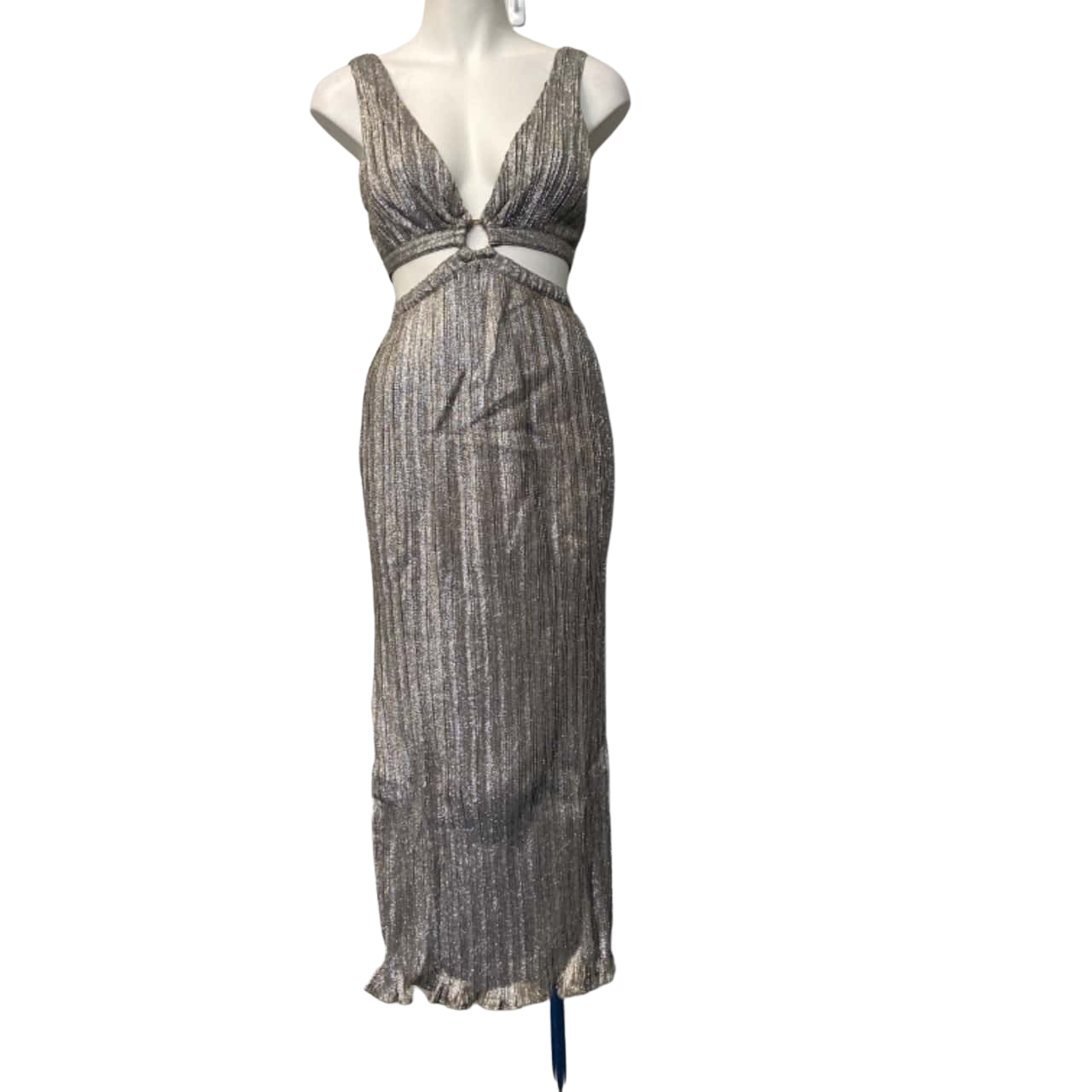Suboo Womens Size XS Maxi Dress Silver