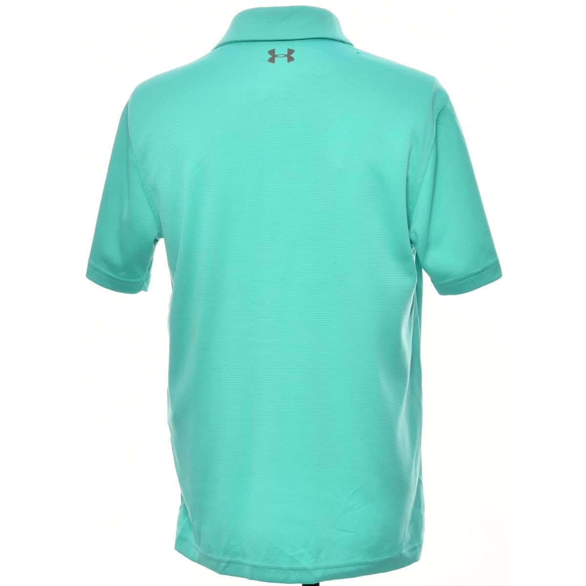 Under Armour Mens Size L HeatGear Active Polo Shirt Green(s)
