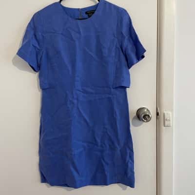 Armani Exchange Womens  Size S Short Sleeve Dress  Blue 