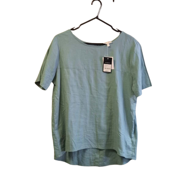 Grace Hill Womens  Size 10 Short Sleeve Shirt Blue 
