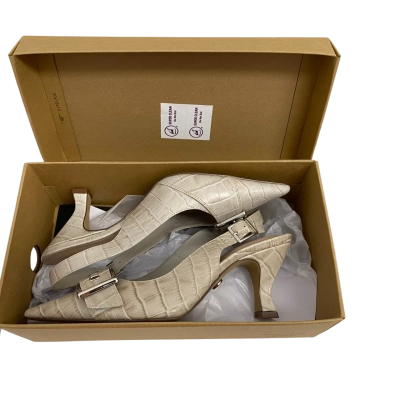 Wittner Letty Crocodile Embossed Leather Slingback.  Size 39