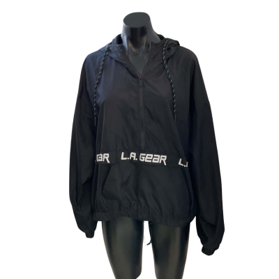 L.A. GEAR Womens  Size 14 Hooded Jacket Black  