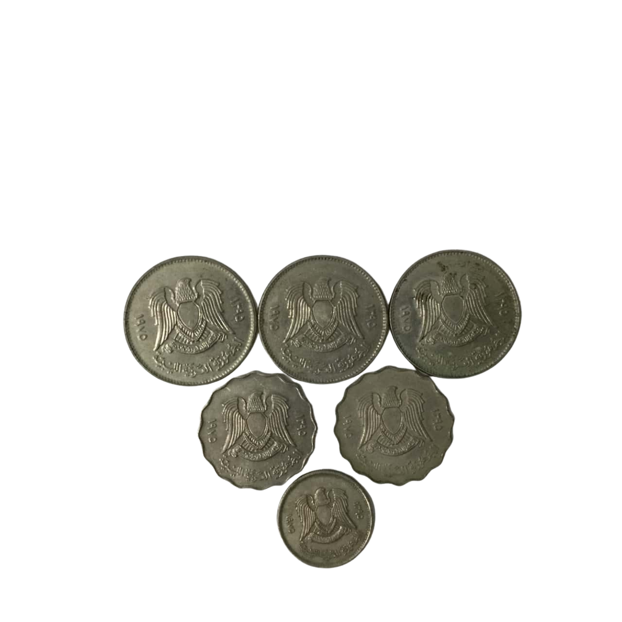 Coins x 6 As Pictured from Libya