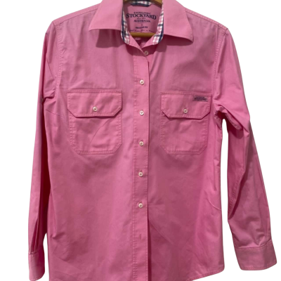 R.M. Williams Pink Shirt. Size 8. 