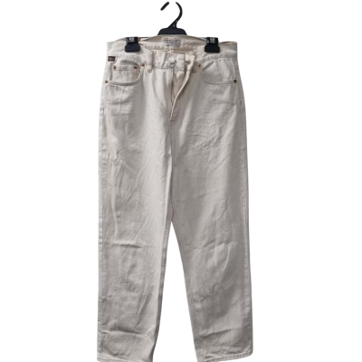 R.M.Williams Men's Size 28 Relaxed Fit Jeans in Cream 