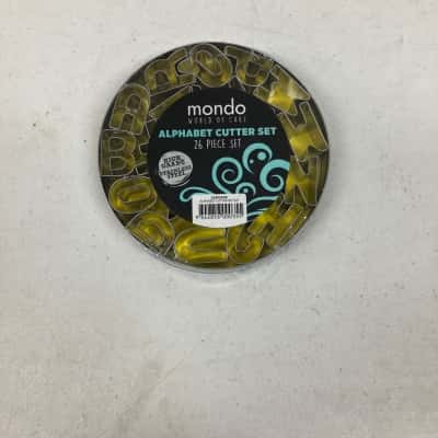Mondo World Of Cake Alphabet Cutter Set