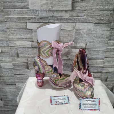Irregular Choice Womens  Size 36 Heels Animal print / Blue / Orange / Other / Pink  / Purple / Red / Silver / Striped / Teal / White / Yellow 