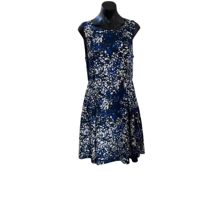 Portmans Womens  Size 12 Casual Dress Blue / Pattern 