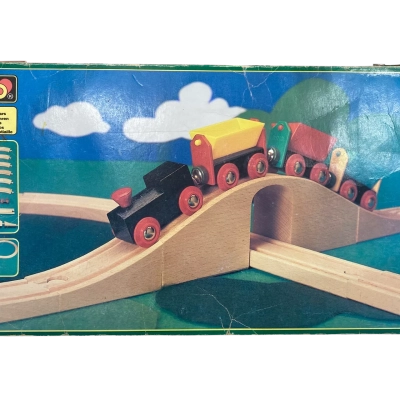  BIRO WOODEN train set - Made in Sweden