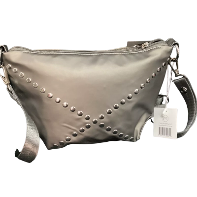 NEW - Murph & Murph  Womens Cross Body Bag Metalic Grey 