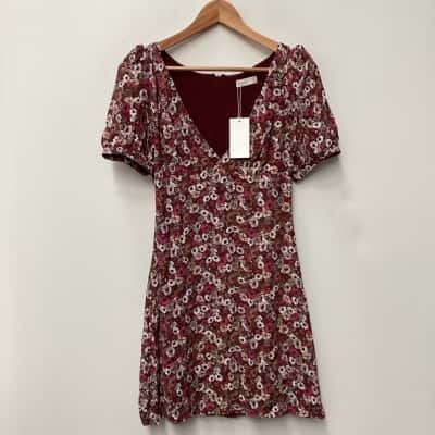 NEW - Kookai Saloni Dress Floral Size 36