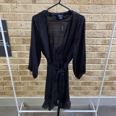 City Chic Womens amber frill Size 16 / S 