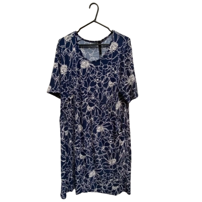 TS Womens  Size 18 Casual Dress Blue / White 