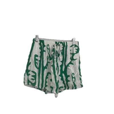  By Frankie Womens  Shorts Size XS Green / White 