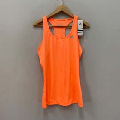 Adidas Womens  Size L Tank top Orange 