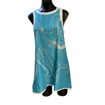 Nice to meet you  Womens  Size M Casual Dress Blue 