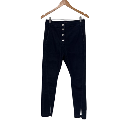 Manning Cartell  Size 8 High-Waisted Jeans Navy Blue 