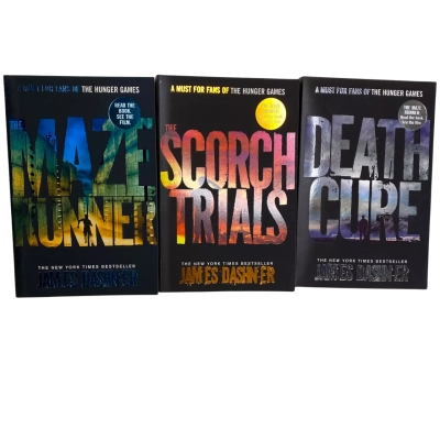 The Maze Runner Trilogy James Dashner Paperback Set of 3 Fiction
