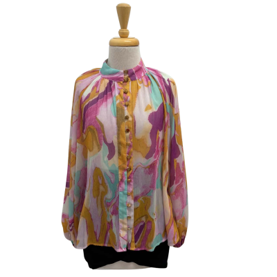 Passion Fusion 1008D Pari Blouse.  Size 8. New with tags.