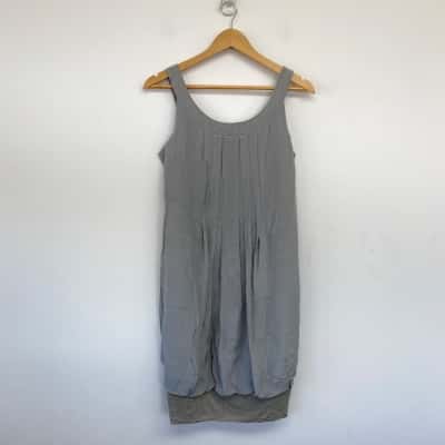 Artisan Grey Sleeveless Mini Dress Size 10 
