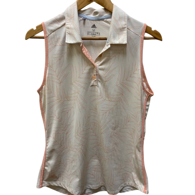 Adidas Womens  Size M Peach / White 