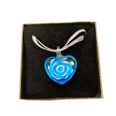Glass Heart Necklace