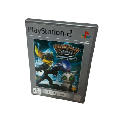 PlayStation 2 Platinum Ratchet Clank Locked &  Loaded 