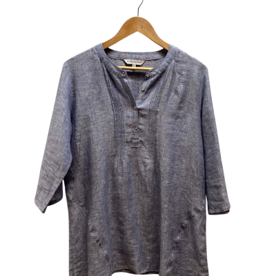 Black Pepper Womens  Size 14 Blue Top