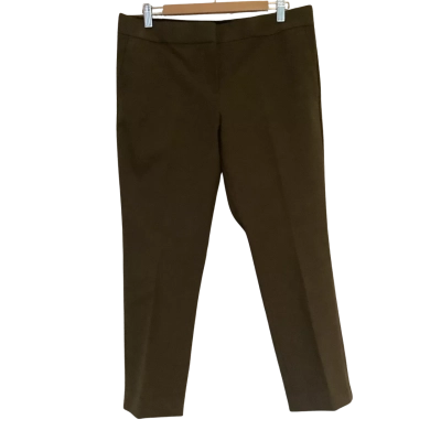 Ann Taylor  Olive Green Ankle Length Trousers.  Size 10P