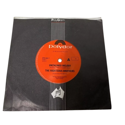 Vinyl of Unchained Melody by The Righteous Brothers