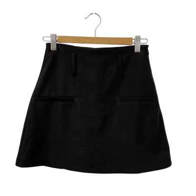  Bronzesnake Womens  Size 6 Mini Skirt Black  