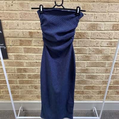 Zara Womens strapless dress Size S 