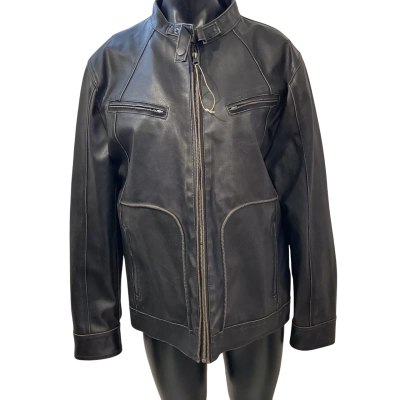 Rivers Mens  Size S Front Zipper Black  