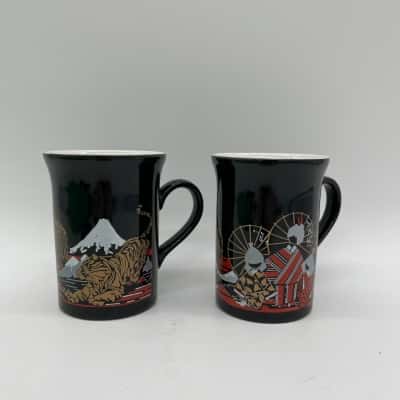 Vintage 'Coloroll Kilncraft England' Mugs [S#3]